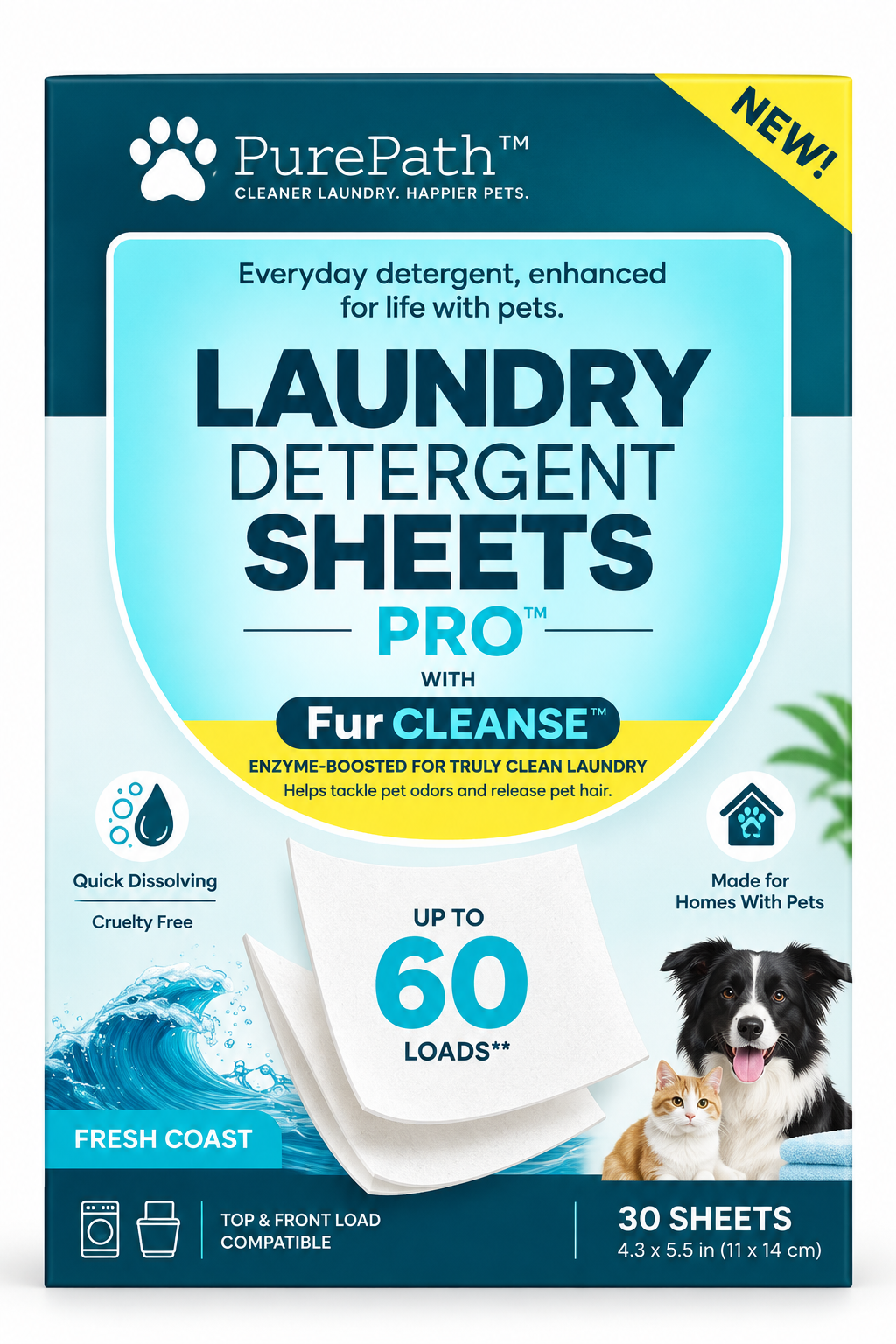 Uproot Clean Laundry Detergent Sheets