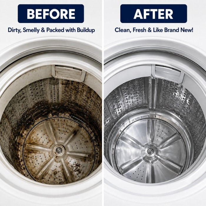 PurePath laundry tab dissolving inside a washer drum