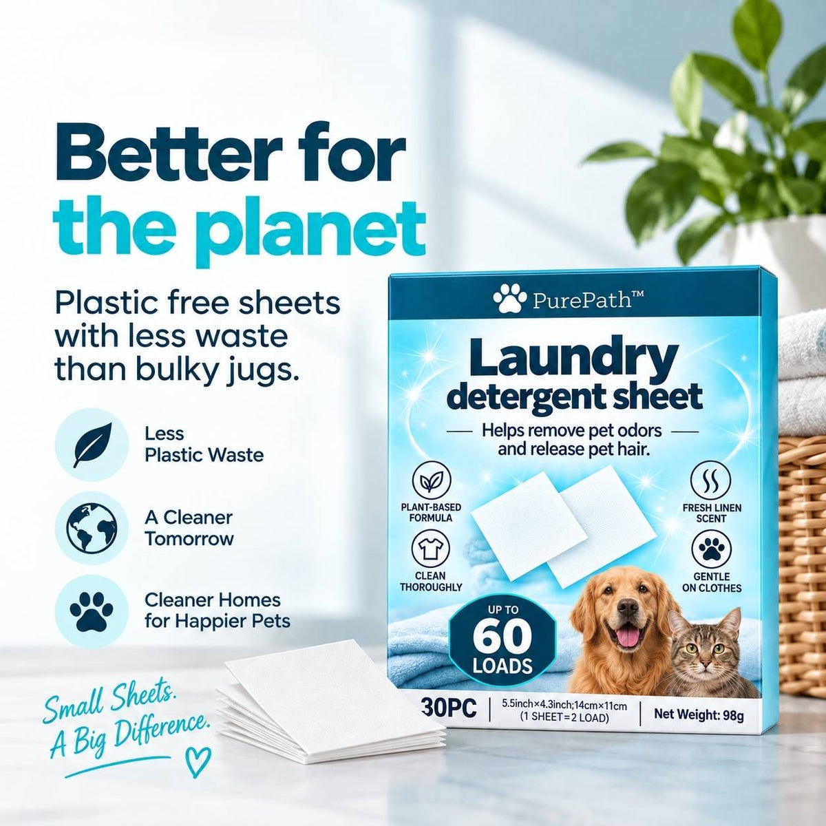 PurePath™ Laundry Detergent Sheets - PurePath™